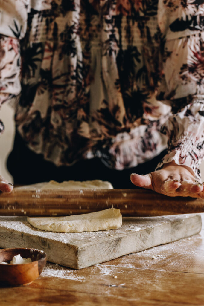 laminating the dough