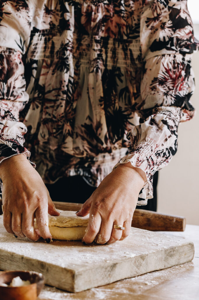 laminating the dough