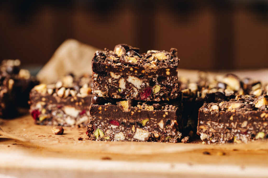 No-bake Hedgehog Slice