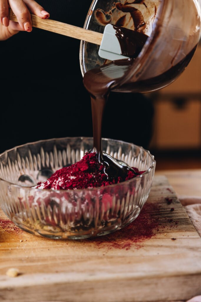 Melted chocolate