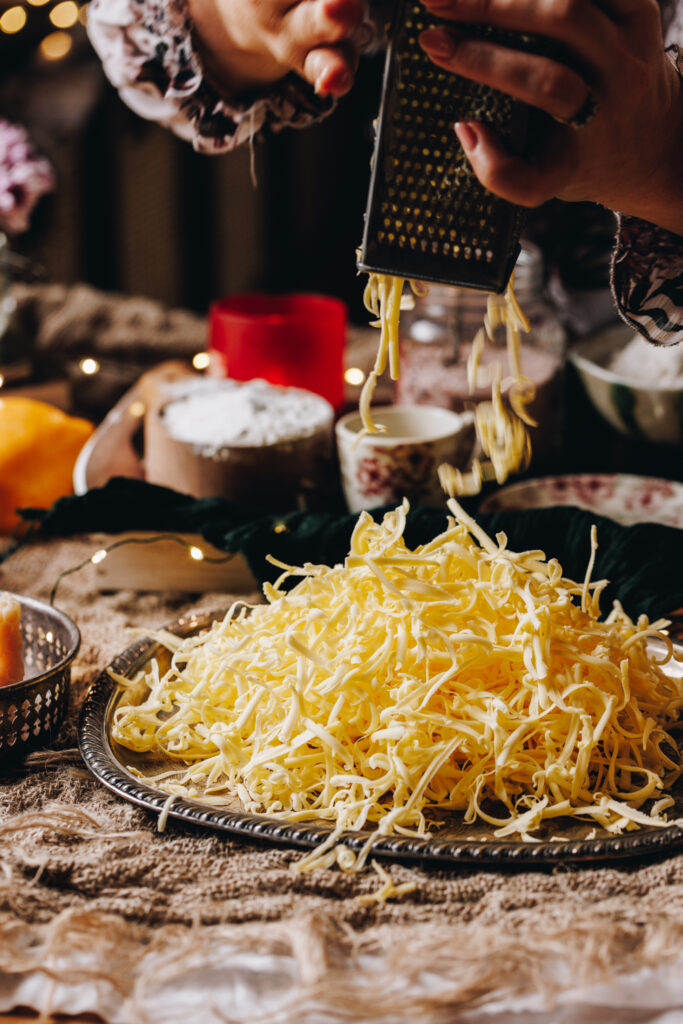 grated butter