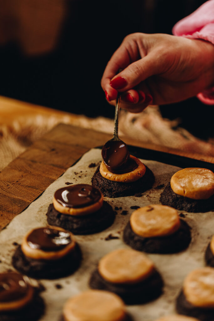 Spread on melted chocolate