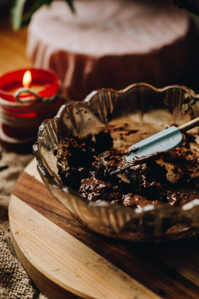 Melted chocolate