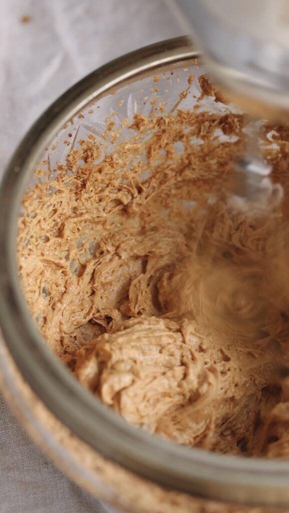 Whipped butter and peanut butter