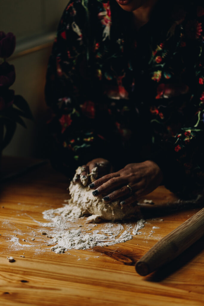 Knead the dough