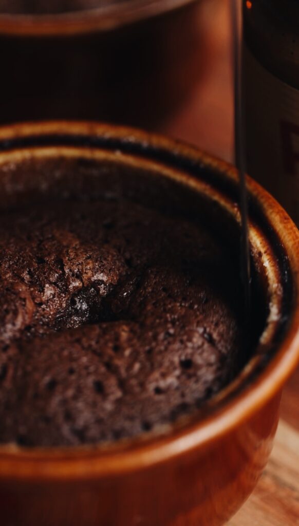Remove the pudding from the ramekins