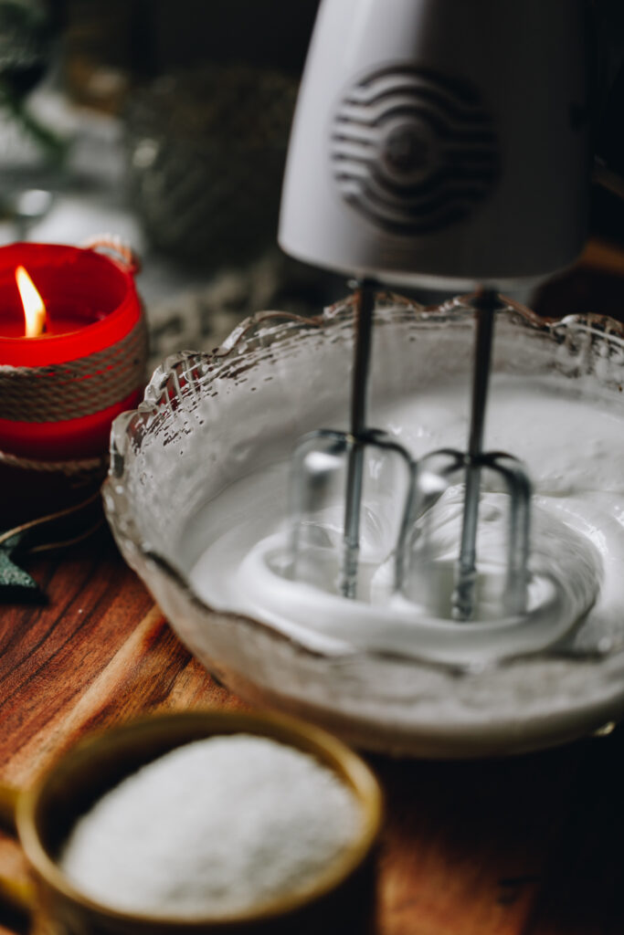 Whip the meringue