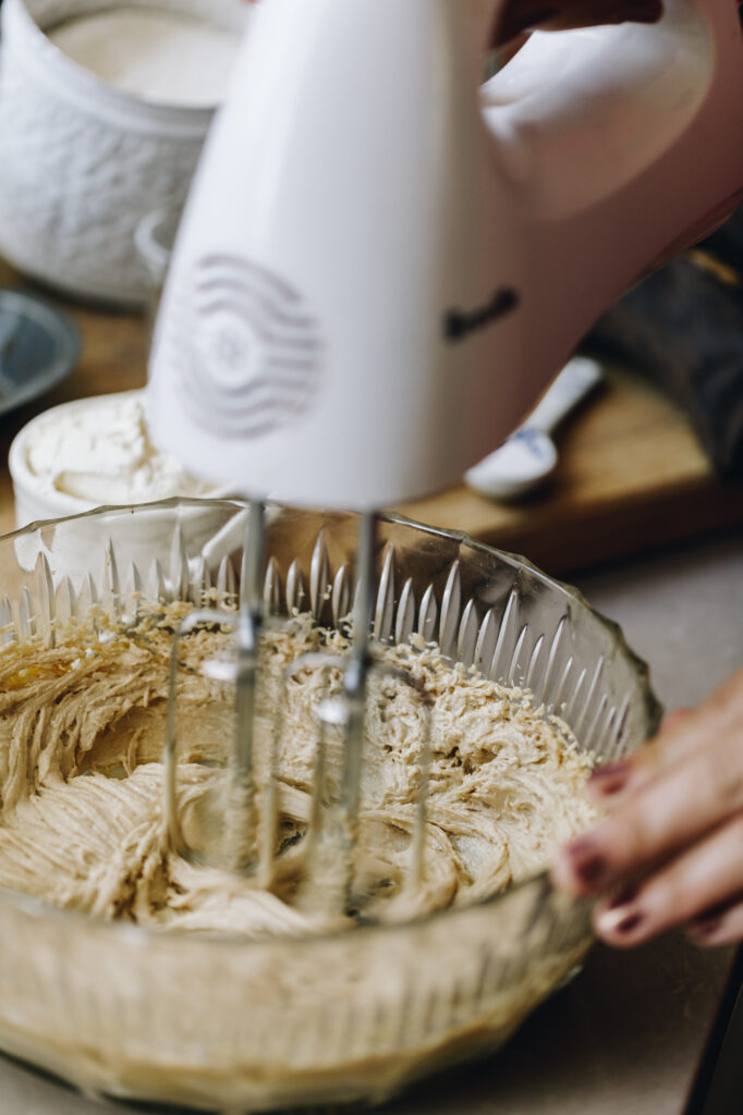 Whipped butter and sugar