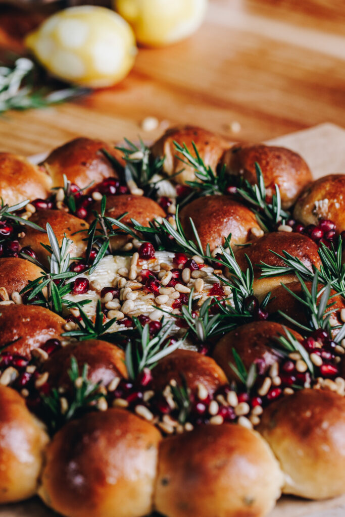 Brie Cheese Bread Wreath