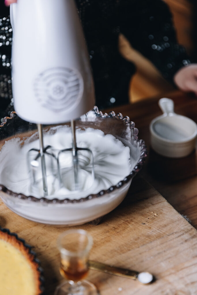 whipped meringue