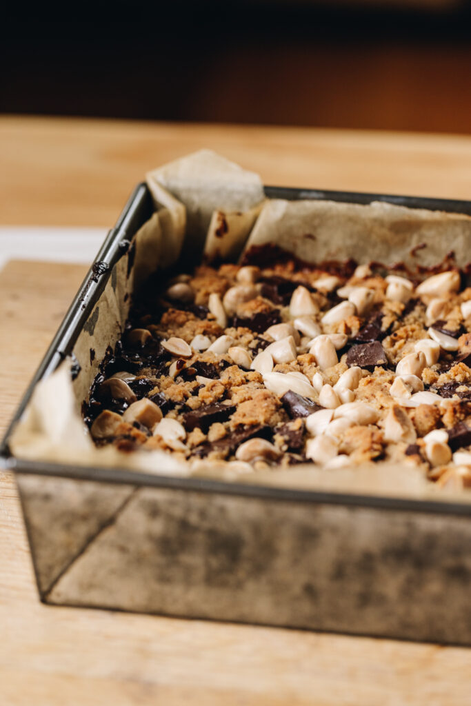 Caramel and Almond Slice