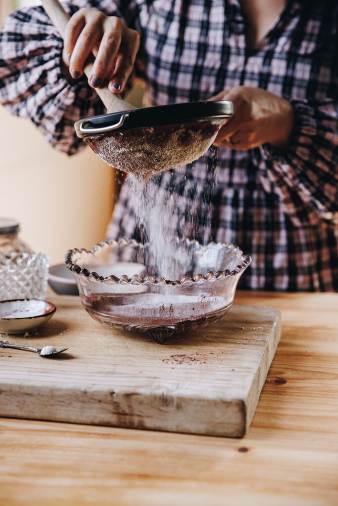 sifted ingredients