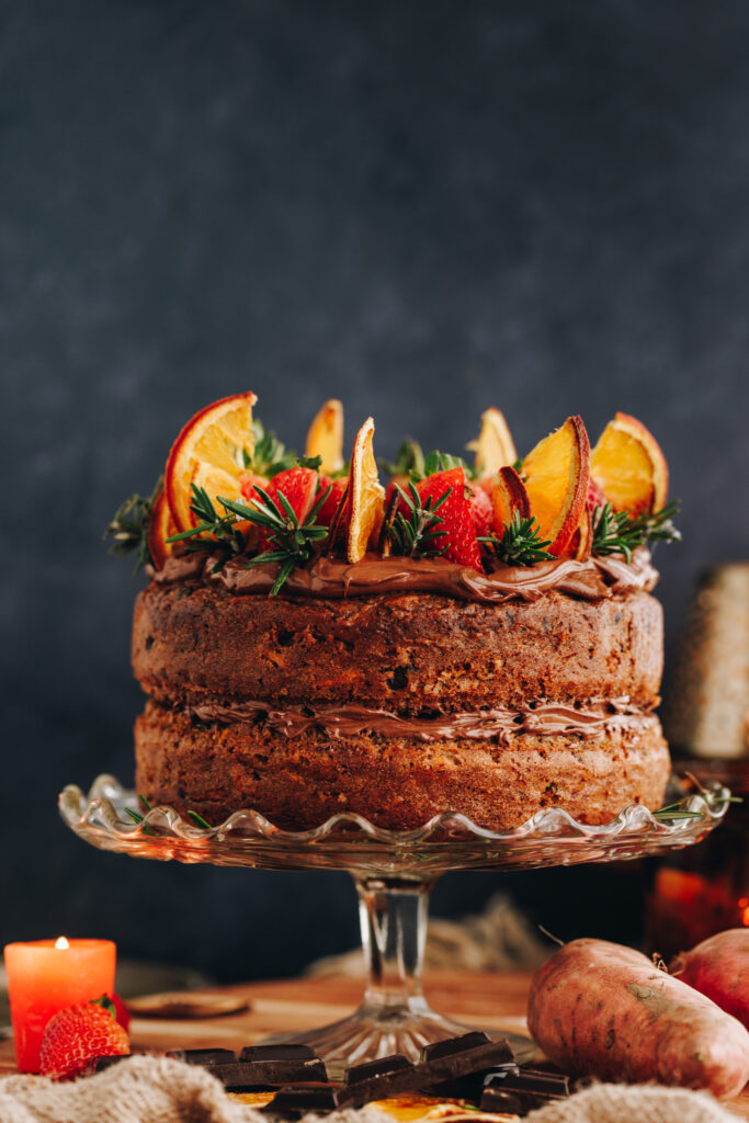 Kūmara and Chocolate Cake