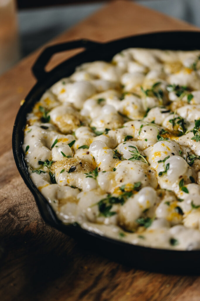 No-knead Focaccia Bread