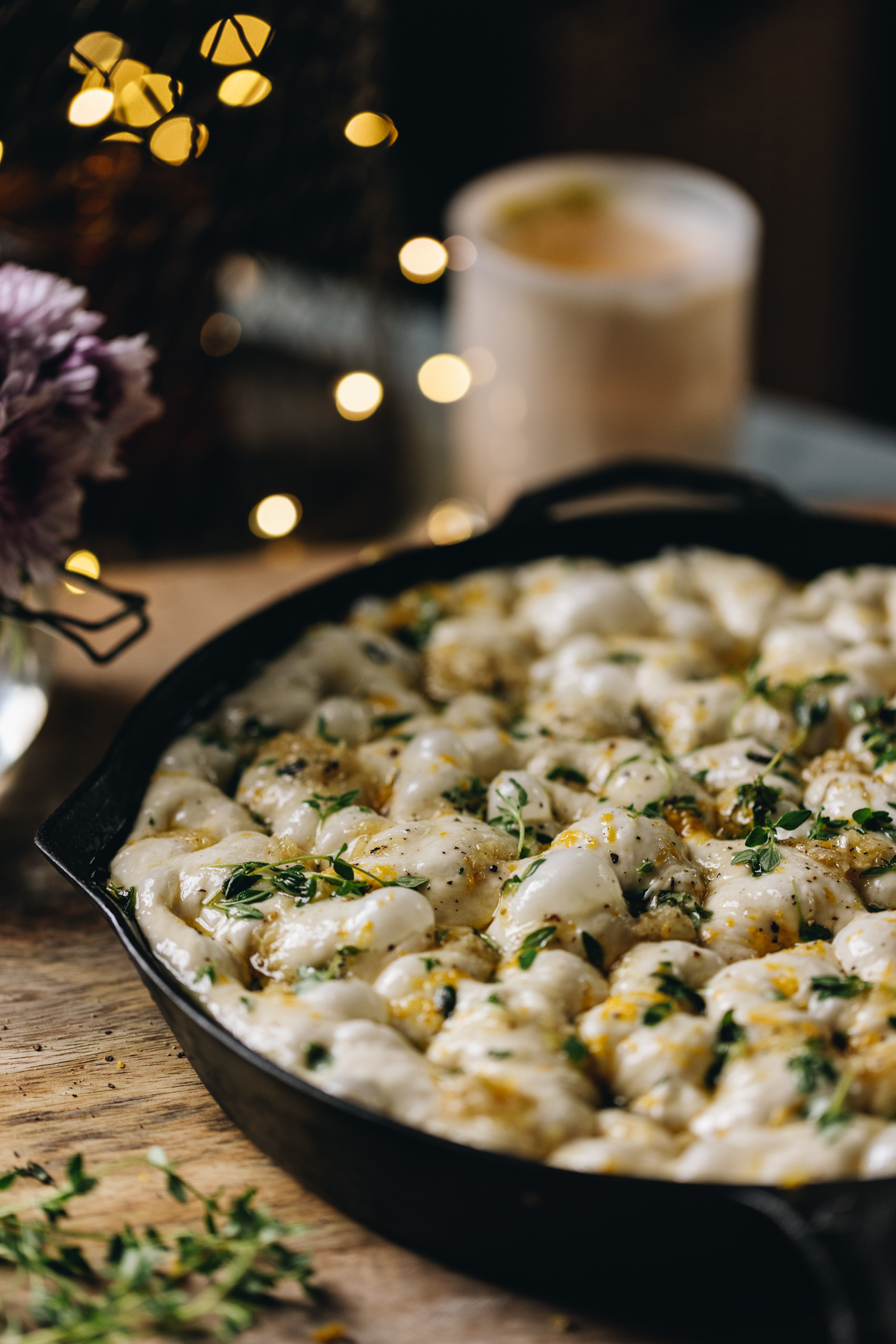 No-knead Focaccia Bread