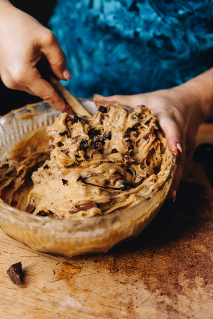 Biscuit dough combined