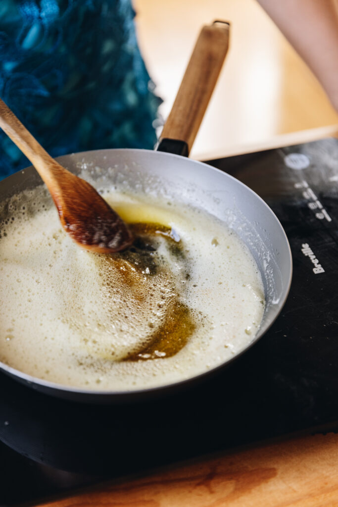 Foamy butter
