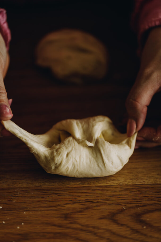 Roll the dough in to buns