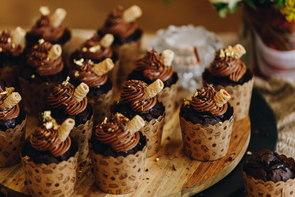 Chocolate Ganache Muffins