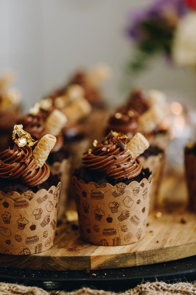 Chocolate Ganache Muffins