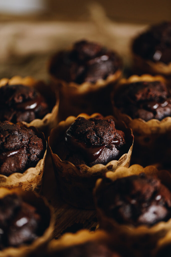 Chocolate Ganache Muffins