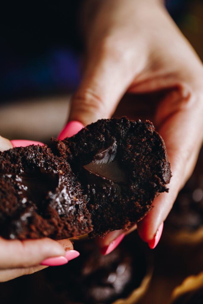 Chocolate Ganache Muffins