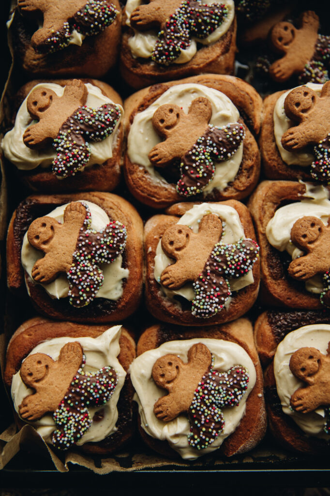 Sticky Gingerbread Scrolls