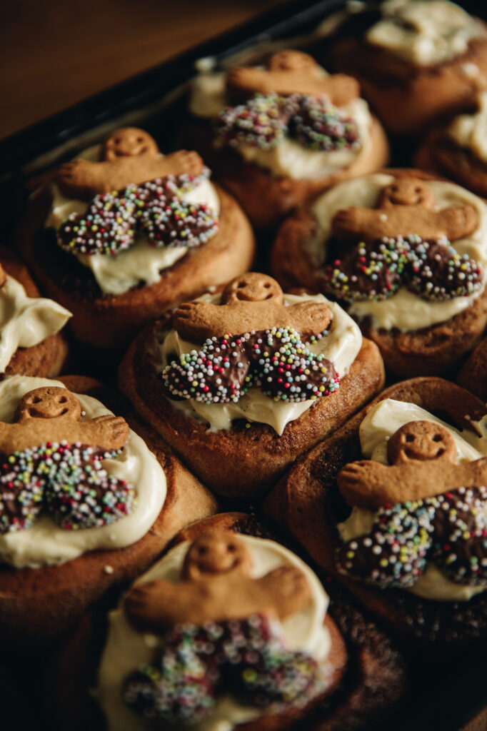 Sticky Gingerbread Scrolls