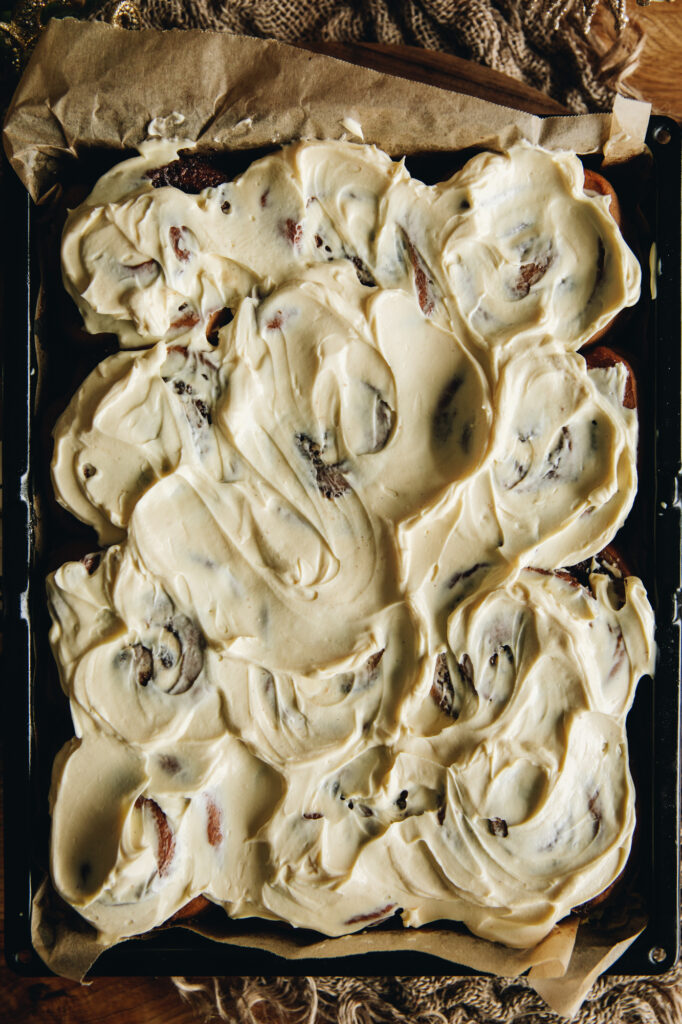 Sticky Gingerbread Scrolls