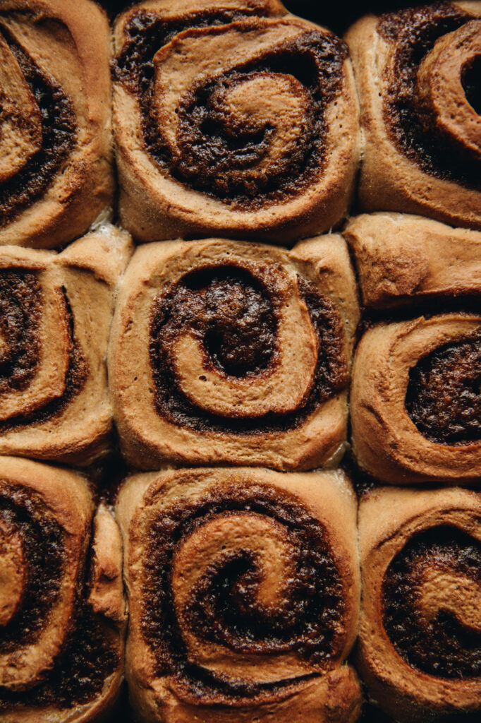 Sticky Gingerbread Scrolls
