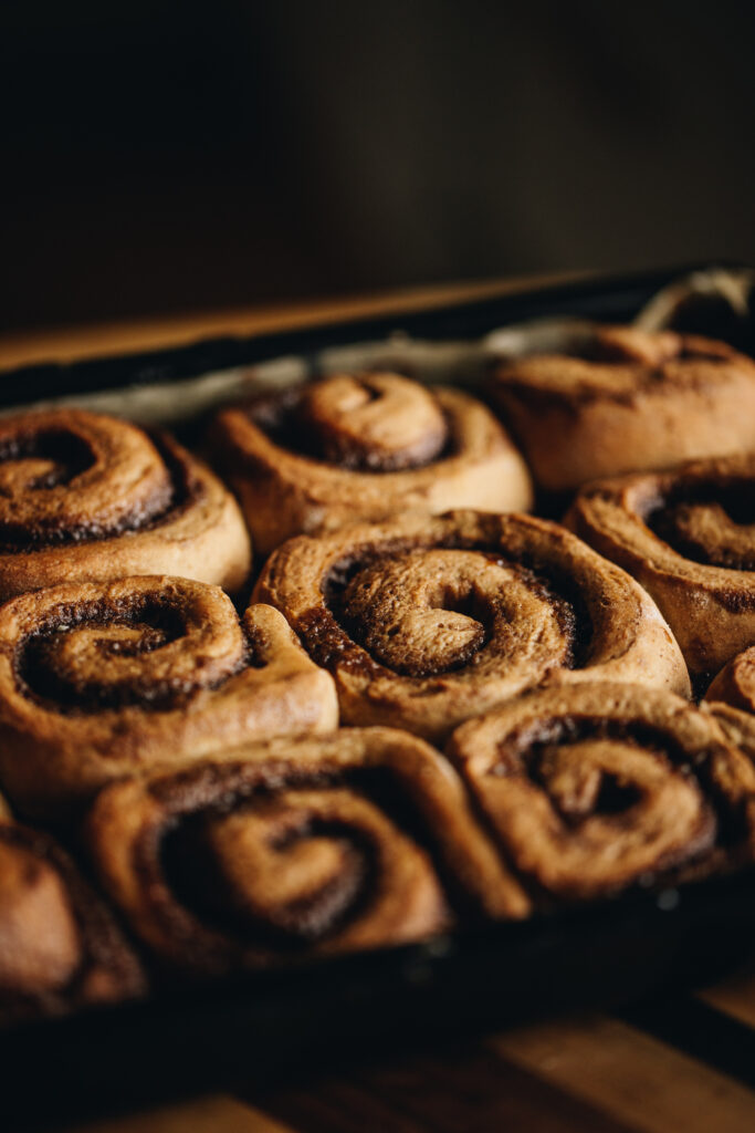 Sticky Gingerbread Scrolls