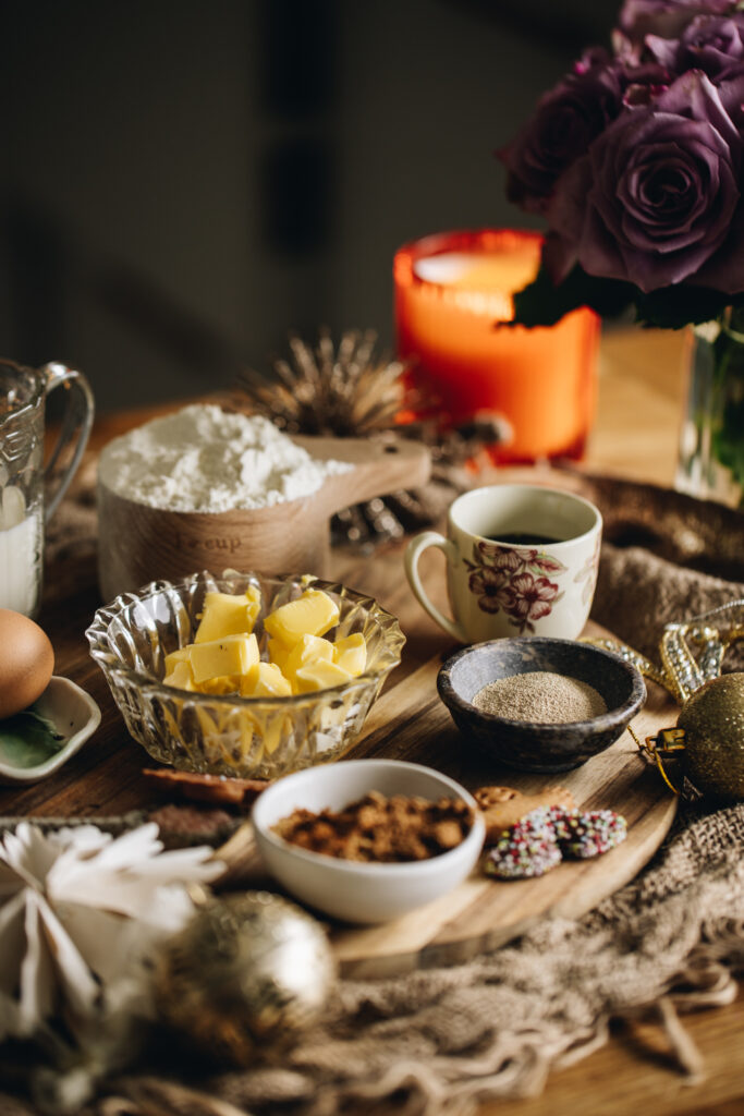 Gingerbread ingredients 