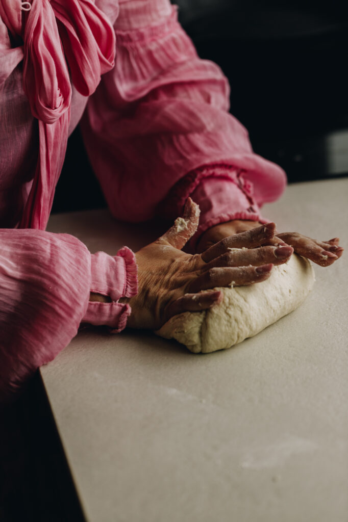 Knead the dough