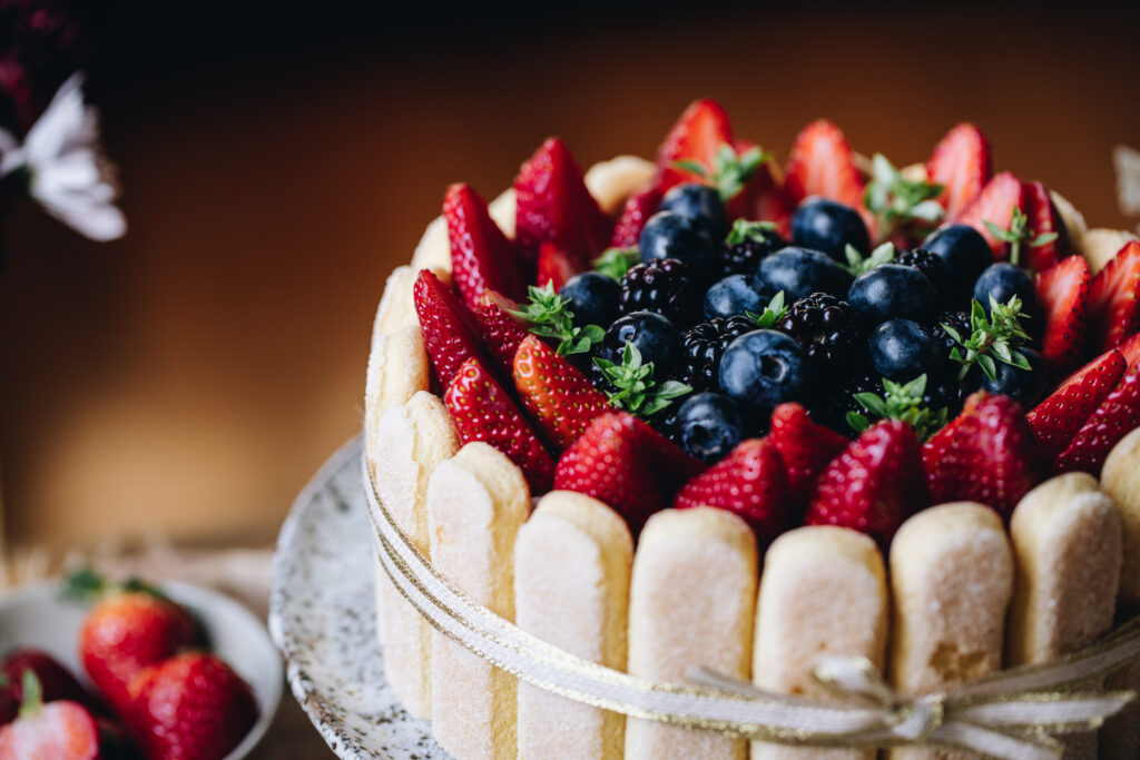 No-bake Chocolate Charlotte Cake