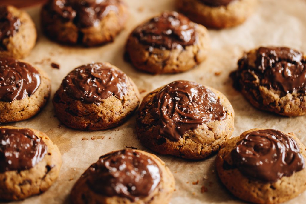 Dark Chocolate Molasses Cookies