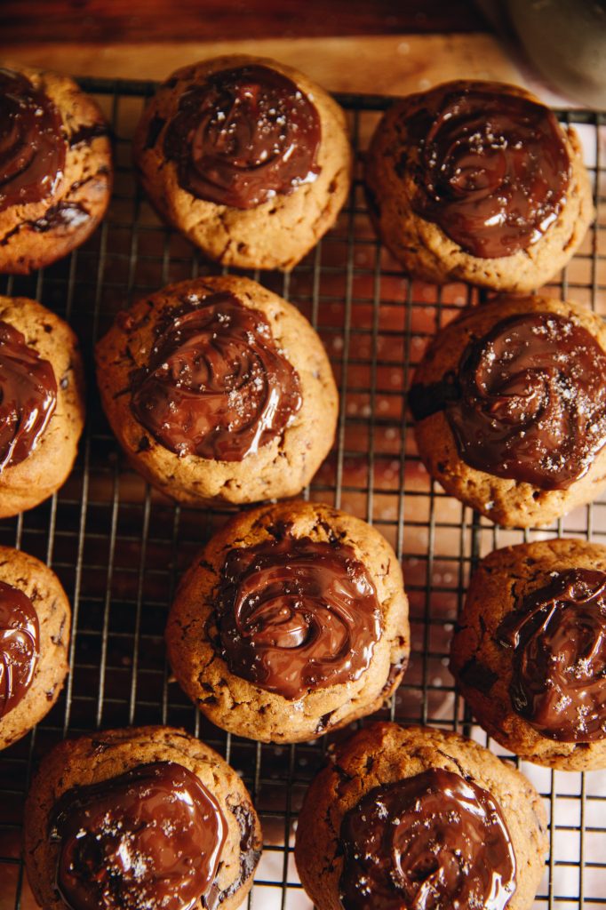 Dark Chocolate Molasses Cookies