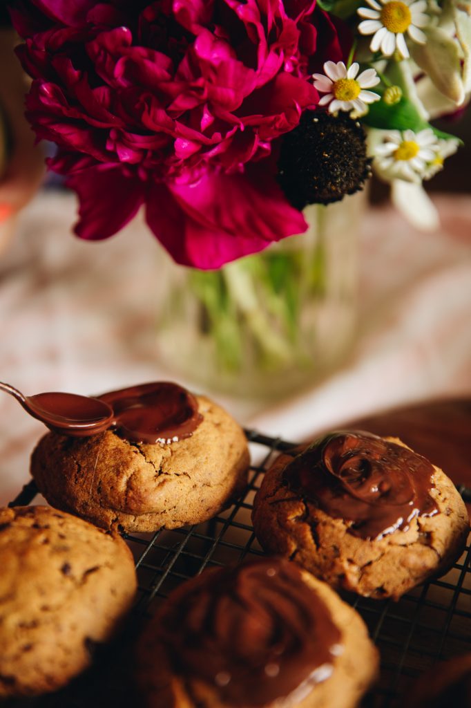 Dark Chocolate Molasses Cookies