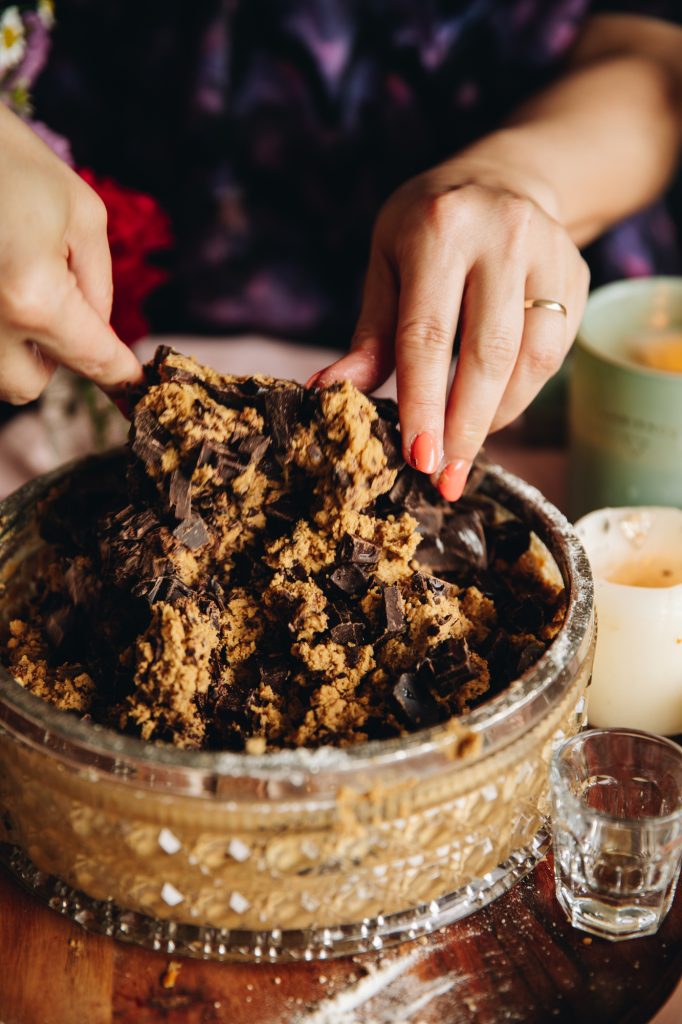 Dark chocolate chunks