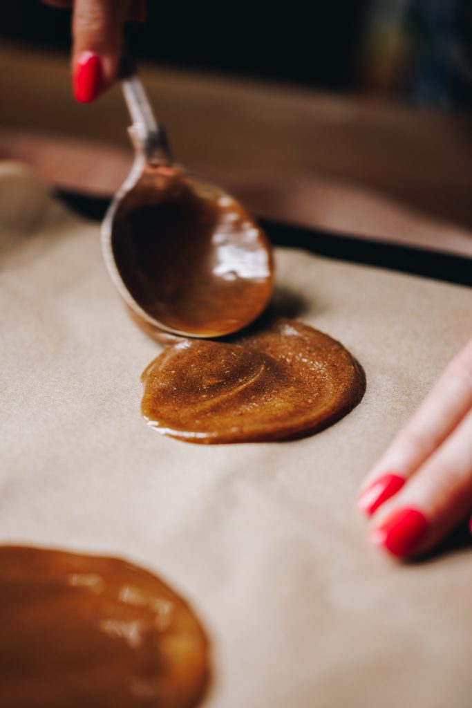 Unbaked brandy snaps