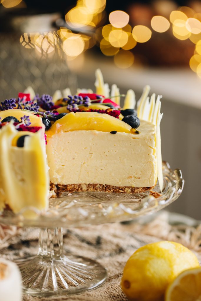 Lemon and Chocolate Cheesecake