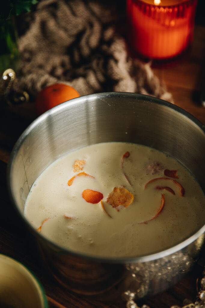 Orange infused cream