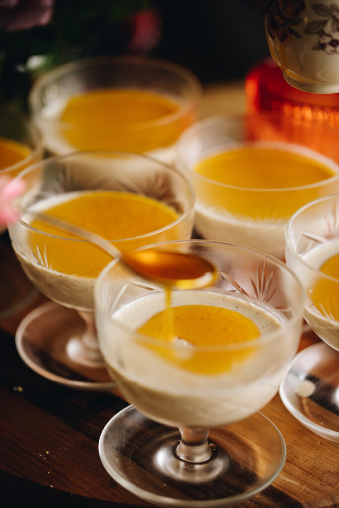 Orange syrup drizzle