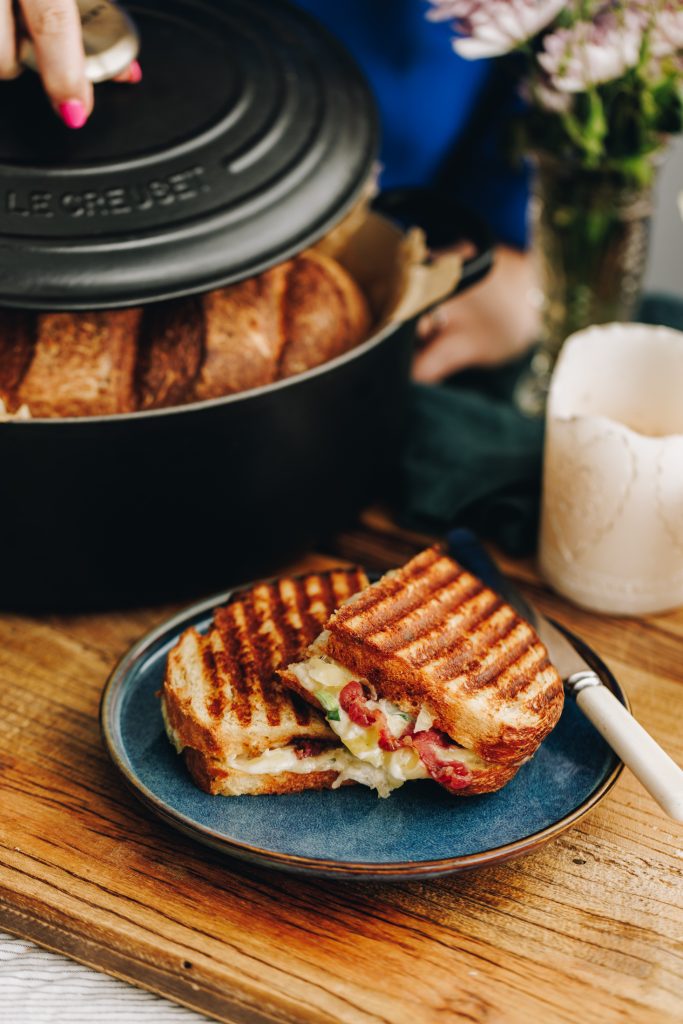 Maple Bacon Cheese Toastie