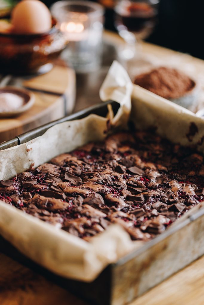 The baked brownie