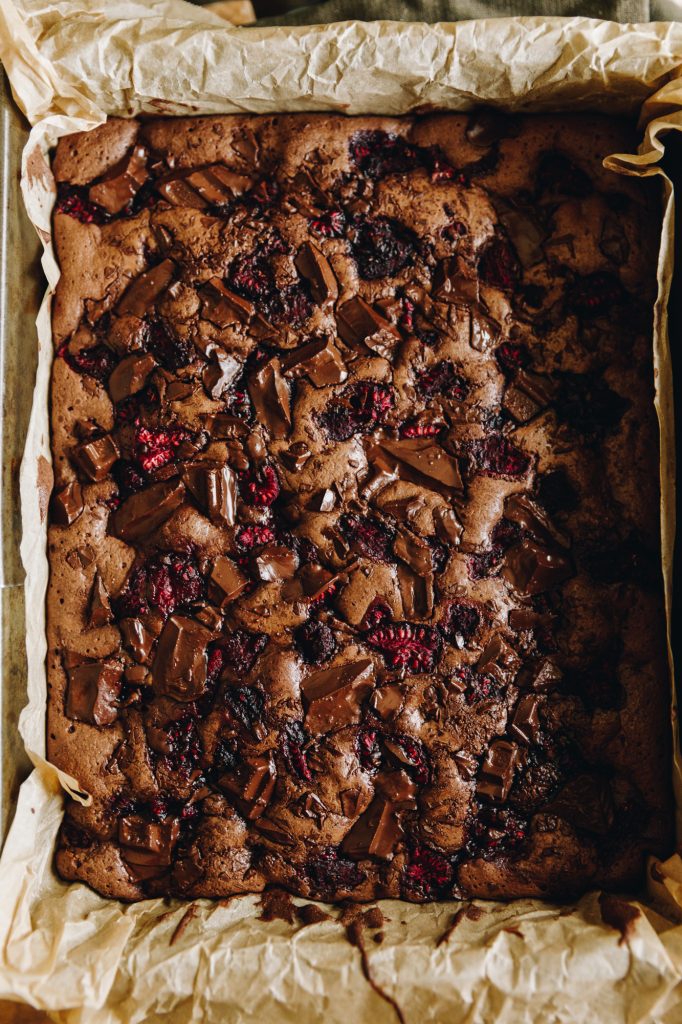 Chocolate and Raspberry Brownie