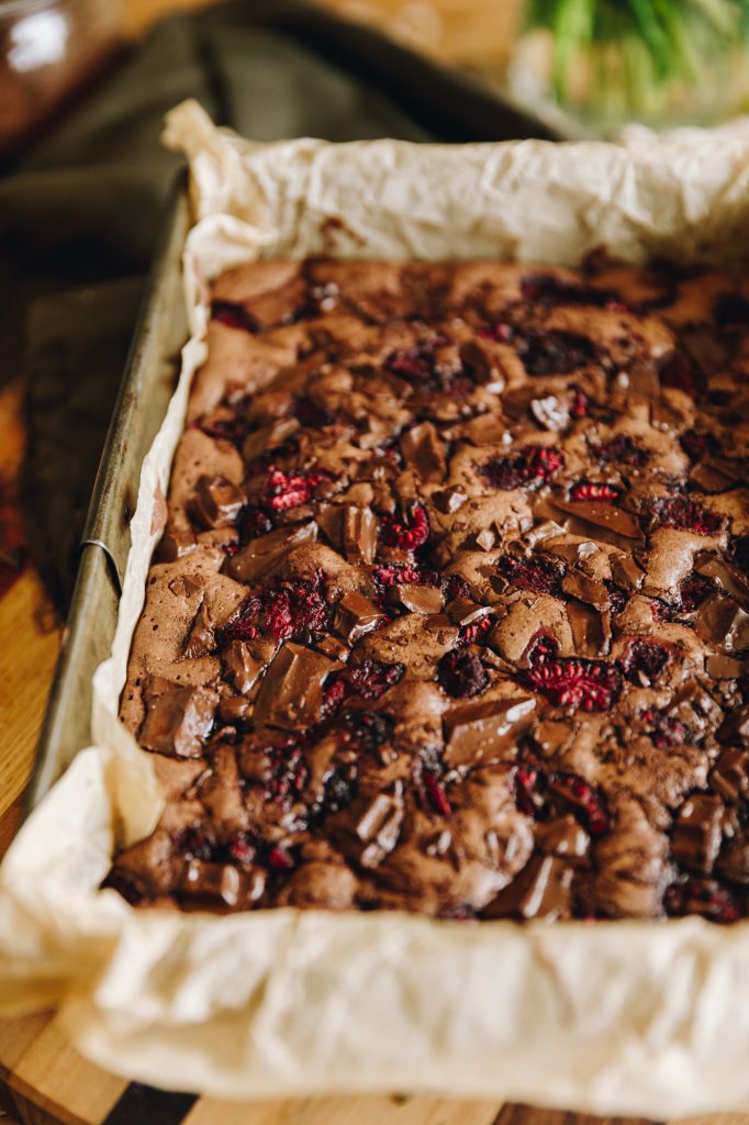 Chocolate and Raspberry Brownie