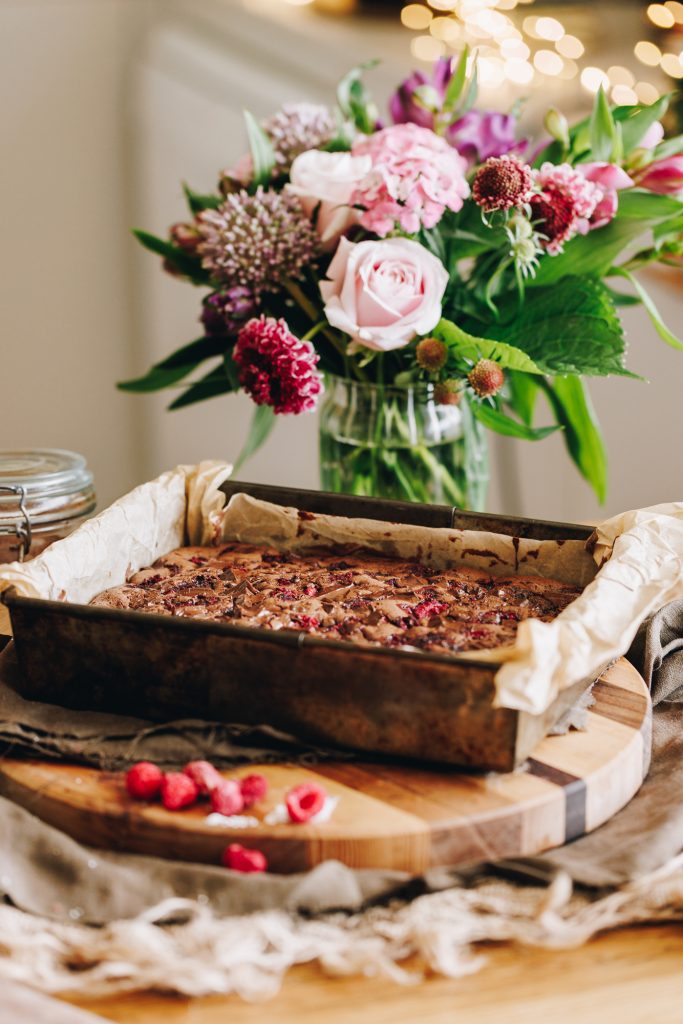 Chocolate and Raspberry Brownie
