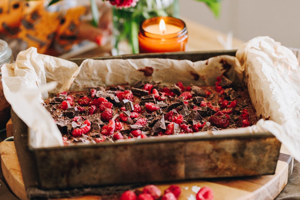 Chocolate and Raspberry Brownie