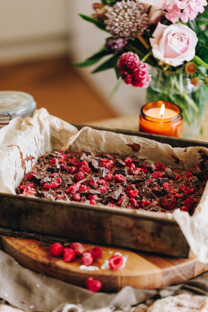 Chocolate and Raspberry Brownie