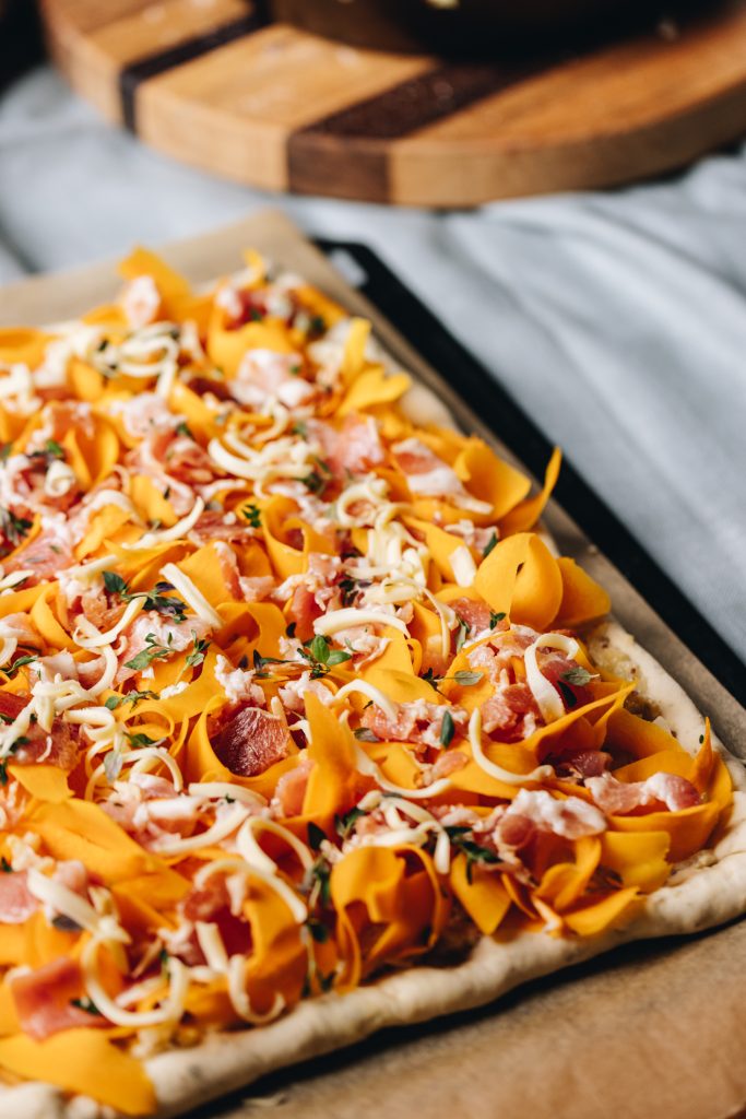 Unbaked Creamy Pumpkin Tart